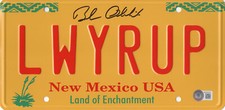 BOB ODENKIRK SIGNED AUTOGRAPH BREAKING BAD LICENSE PLATE  BECKETT BAS COA