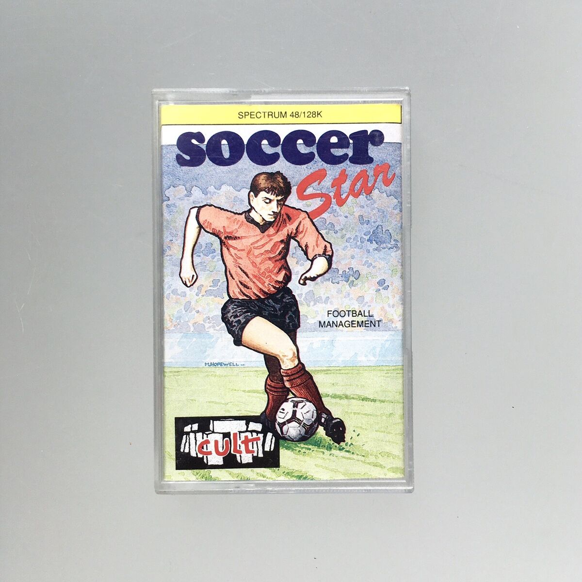 Soccer Star - ZX Spectrum release by Cult Games, Original 1989