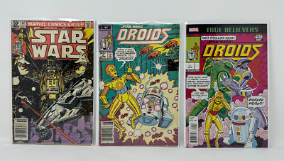 Star Wars #52 (1981) Droids #2 (1986) Droids #1 (2016) See Pics & Description