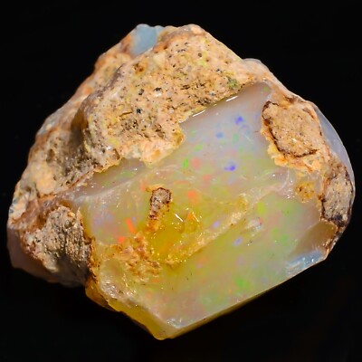 Natural 20.95CT Ethiopian Opal Welo Rough Crystal Raw opal