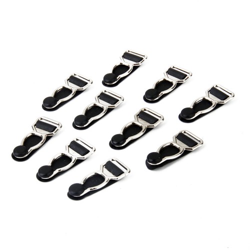 Mens Fashion Suspender Ends Garter Belt Clips Hooks Grips Free Shipping