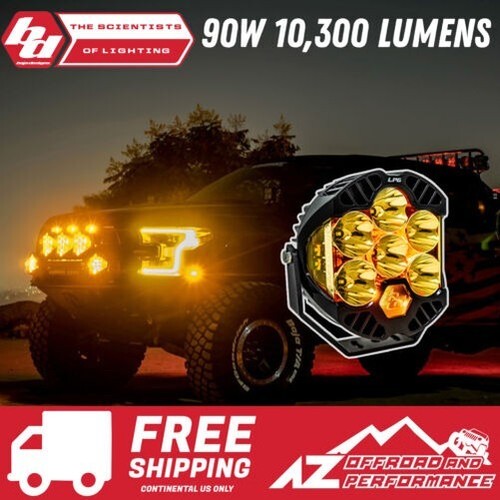 Feu De Conduite LED Ambre 7" (spots) Pour Camion, Jeep, SUV - 120W, IP68, 6000K