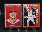 2025 Topps Bowman Mike Trout 8 Card Inserts Parallels Angels