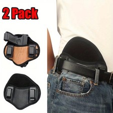 2PC Tactical Belt Pistol Gun Holster with Mag Pouch Right Hand Fit Medium Handgu