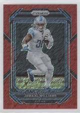 2022 Panini Prizm Red Shimmer Prizm 8/35 Jamaal Williams #97 11nu