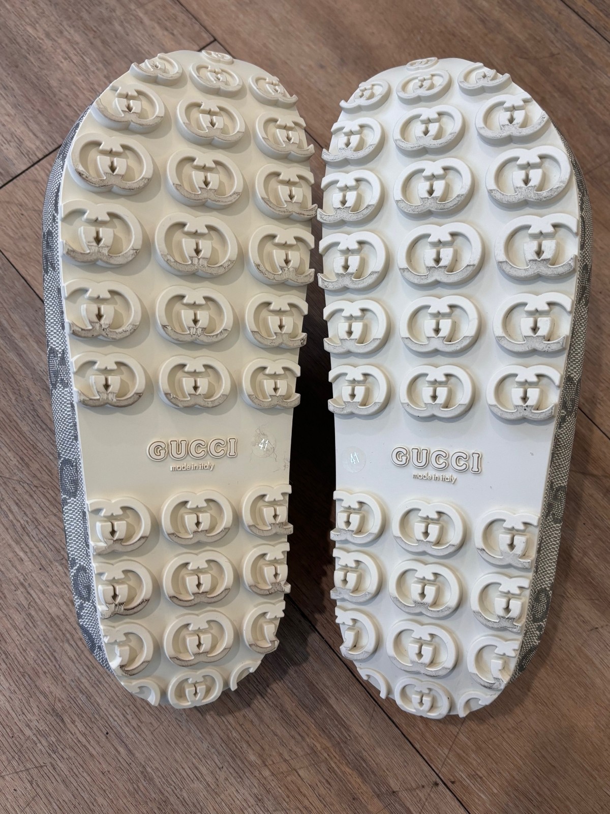 Gucci Interlocking G Monogram Slide Platform Sand… - image 5