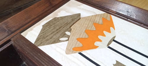 Vtg Illinois Moulding Co. Shadow Box Wall Mirror Mid Century Modern 45" x 21" - Bild 16 von 20