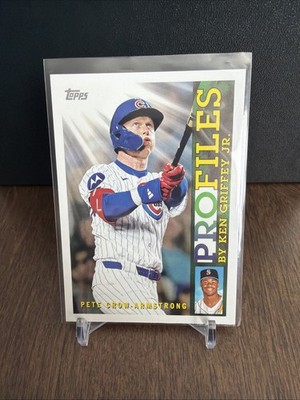 2026 Topps Series 1 Profiles Pete Crow Armstrong Chicago Cubs