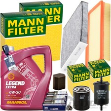 Mann Révision + 5L mannol 0W-30 Huile Convient pour Opel Crossland / X Citroen