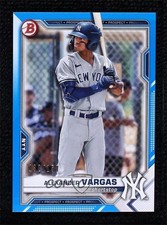 2021 Bowman Draft Blue 32/150 Alexander Vargas #BD-121 p6a