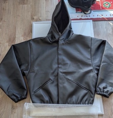 Yeezy JC-01 Leather Jacket Black Size 2 YZY Authentic - IN HAND