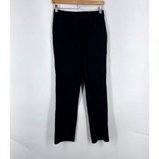 Quince Black Ultra-Stretch Ponte Straight Leg Pants Size S Petite