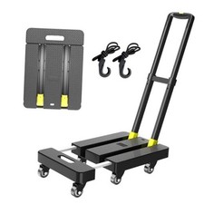 Folding Hand Truck, 500 LBS Heavy Duty Foldable Dolly Cart with Wheels,