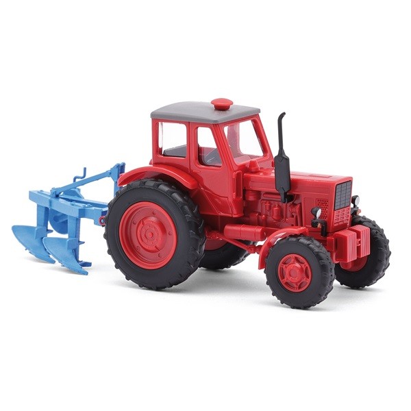 Busch 51361 - 1/87 Belarus MTS-52 Two-Bottom Plow - New