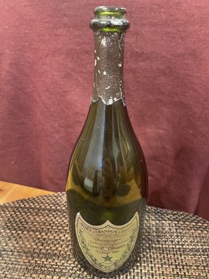 1983 Vintage Dom Perignon Cuvee Champagne Bottle Empty No Cork
