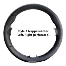 Alcantera Steering Wheel Cover Real Leather Wrap For Bmw X3 X4 X5 X6 X7 Z4 U