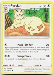 Persian 126/181 Team Up Uncommon