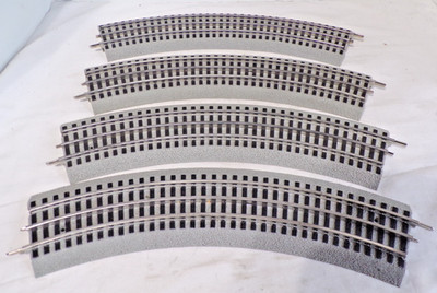 4 Lionel Fastrack 0 Gauge 0-36 Full Curve Track - See Below Volume Price - LT