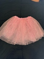 CGL Pink Glitter Girls Dance Tutu Skirt Size 10 Polyester Kids Ballet Costume