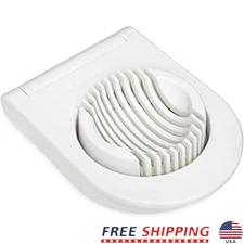 Egg Slicer Even Cuts of Hard Boiled Eggs Cheese Mushrooms Dishwasher Safe Tool