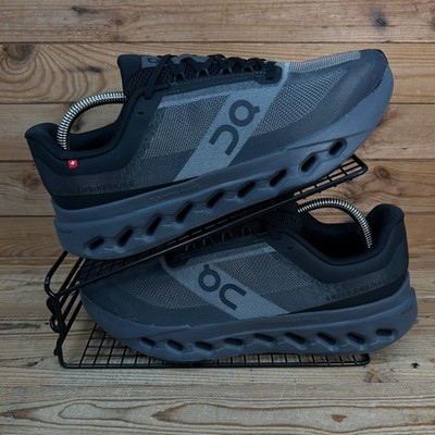 On Running Turnschuhe Herren Größe UK 9,5 Cloudsurfer Next Black Eclipse Schweizer Schuhe