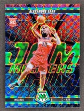 2024-25 Panini Mosaic ALEXANDRE SARR Rookie Green Jam Masters #20 Wizards