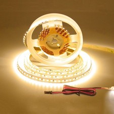 LED Strip Lights Warm White 120LEDs/m 1000Lm/M 9.6W/M CRI 90 LED Tape Light ...