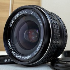  N MINT- Pentax SMC PENTAX 24mm f2.8 Wide Angle Lens For K Mount JAPAN