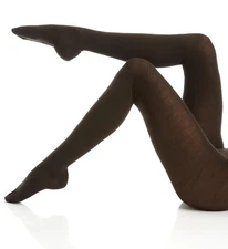 FALKE Softmerino Women's Brown Tights Size Medium 4113