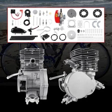 2-Stroke 110cc Bicycle Motor Kit Bike Motorized Petrol Gas Engine Full Set