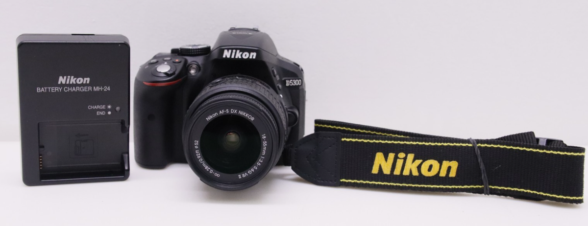 Nikon D5300 24.2MP Digital SLR Camera w/ AF-S DX 18-55mm f/3.5-5.6