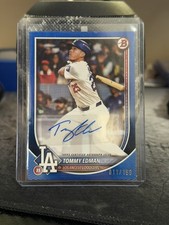 2025 Bowman Paper Rookies and Veterans Retail Auto Tommy Edman #PRV-TE Blue /150