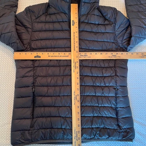 Save The Duck Men's Blue Hooded Puffer Jacket M Regular Full Zip Quilted image 4