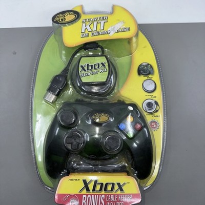  NEW  MADCATZ CONTROLLER STARTER KIT FOR XBOX CD CASE CABLE KEEPER CONTROL PAD