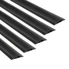 6ft Linkable Floor Cord Cover/Cable Protector 5 Pack 30ft Total , Protect Co...