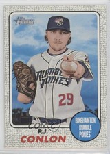 2017 Topps Heritage Minor League Edition Gray 19/25 PJ Conlon #11 0f6