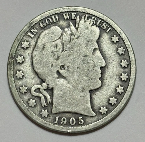 1905 O Barber Silver Half Dollar 50¢ (90% Silver)