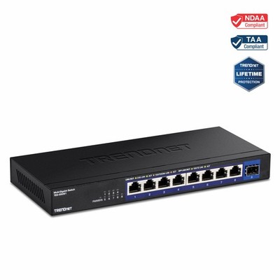 TRENDnet TEG-S5091, 9-Port Unmanaged 2.5G Switch with 10G SFP+ Port