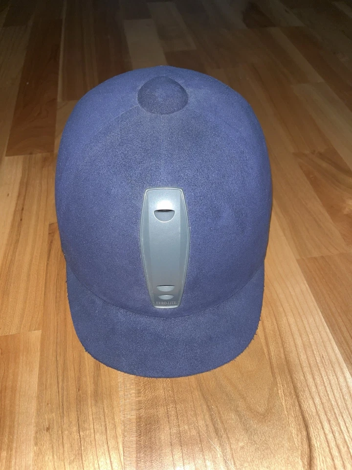 Reithelm Euro-Elite Dunkelblau Mädchen Ge. 56