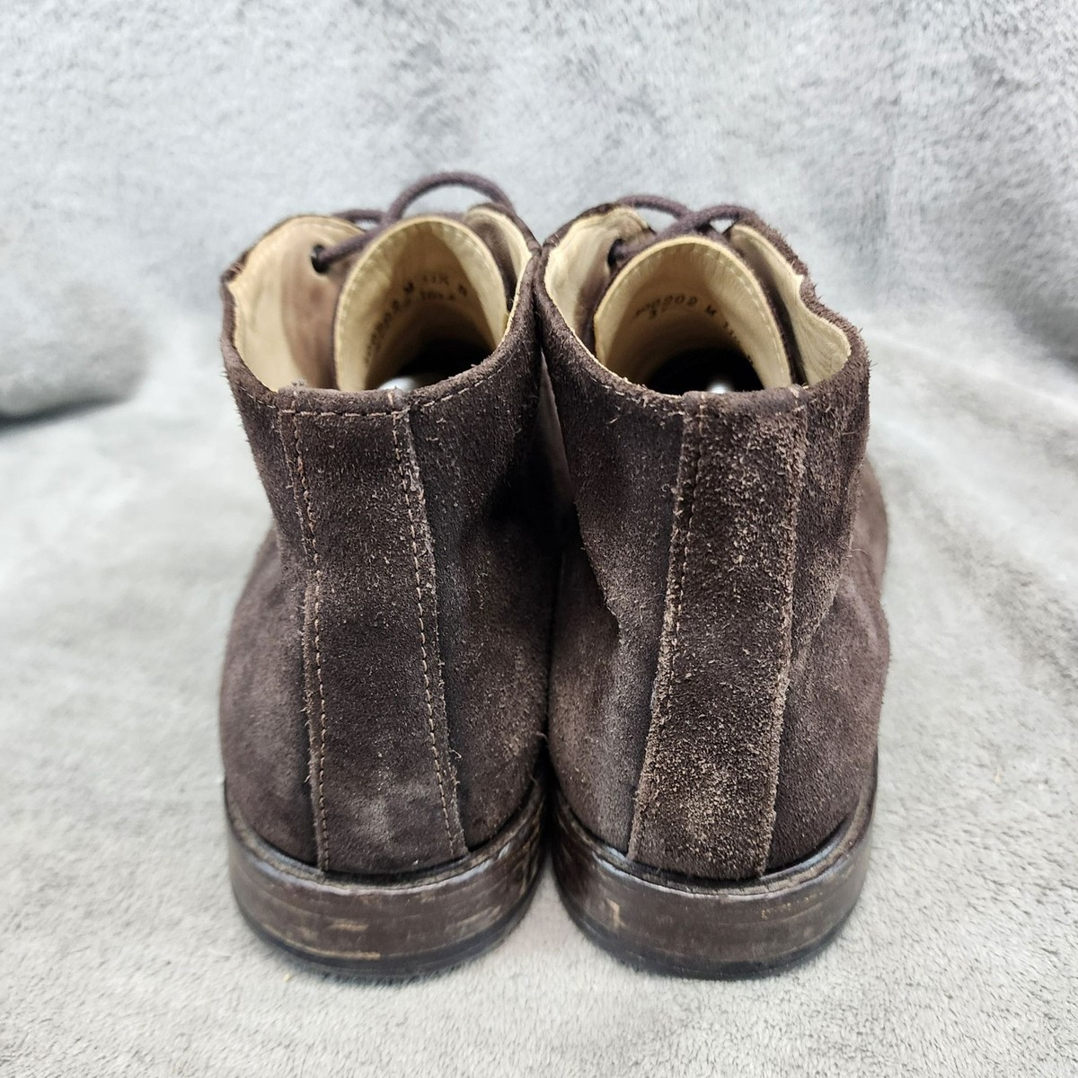 Martin Dingman Shoes Mens Size 11.5 Brown Suede Lace Up  display picture 3