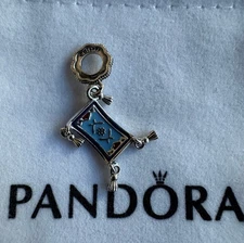 NEW Genuine Pandora S925 Aladdin Magic Carpet Dangle CZ 792346C01 Charm