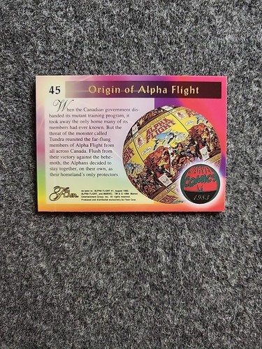 1994 Flair Marvel Base Card # 45 - Northstar B - Picture 2 of 2