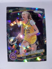 Cameron Brink - 2025 Panini Prizm WNBA #87 Cracked Ice Silver Los Angeles Sparks