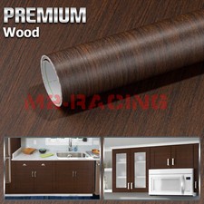 Matte 48 Wood Grain Vinyl Wrap Sticker Decal Car Home Kitchen Decoration Diy