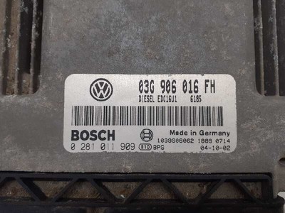 03G906016FH ECU ENGINE CONTROL / 0281011909 / 2338459 FOR SEAT  