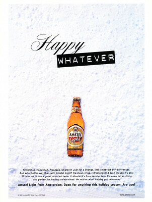 AMSTEL BEER AD #8 RARE 1997 OOP VERY RARE HARD TO FIND 