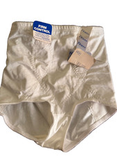 Vintage Flexees 6854 INSTANT Slimmer Control Sz 2X 33"- 34" Brief Panty