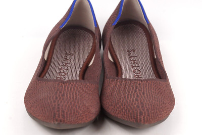 Rothy s The Point Neutral Truffle Python Women s Size 8 Store Display