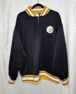 Reebok Pittsburgh Steelers プルオーバー　NFL Vtg Pittsburgh Steelers NFL Reebok On Field 2XL 1/4 Zip Pullover