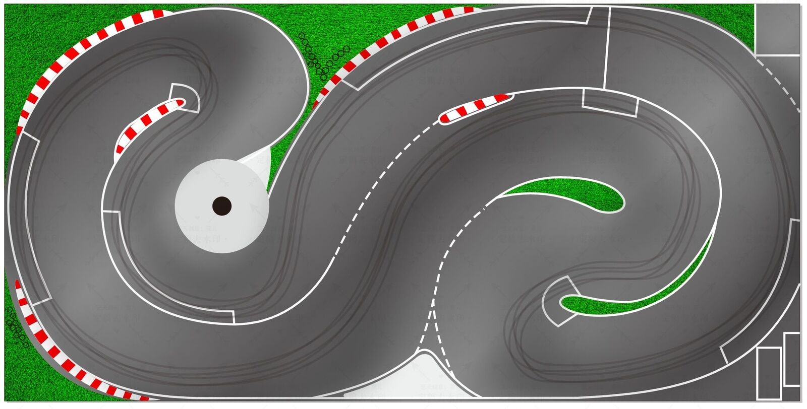 Drift Track Runway Racetrack  Meter For RC 1/28 1/24 Kyosho XRX DRZ  Wltoys | eBay